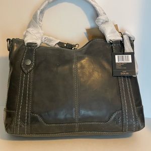 Frye Melissa Medium Crossbody Carbon NWT